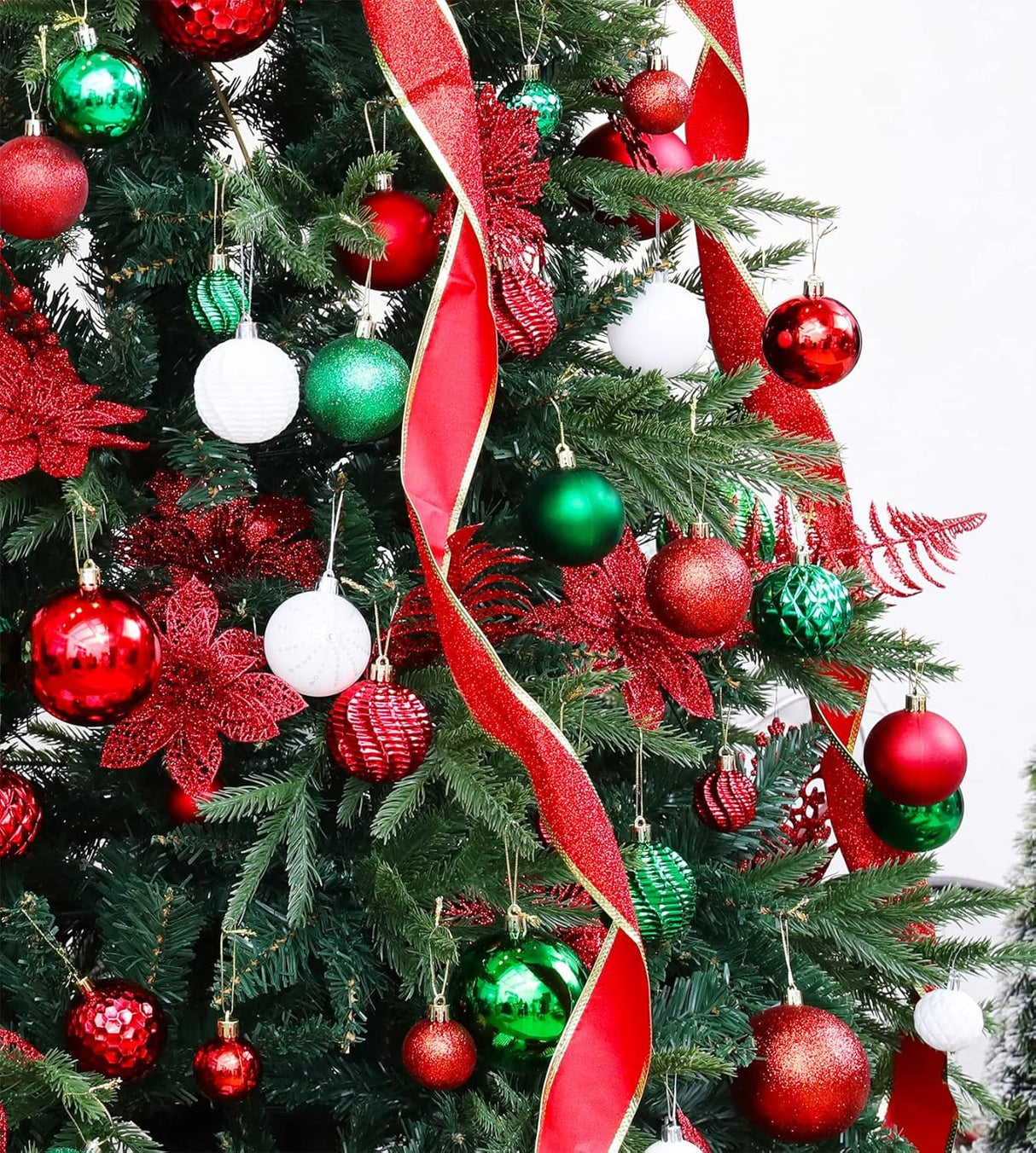 Adornos Navideños Shatterproof 36pcs, Decoración Árbol, Modelo.