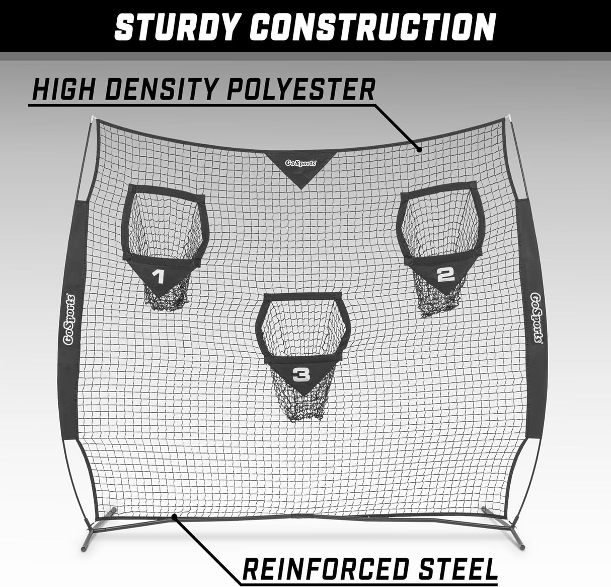 Red de lanzamiento de fútbol Elige entre 8x8 pies o 6x6 pies
