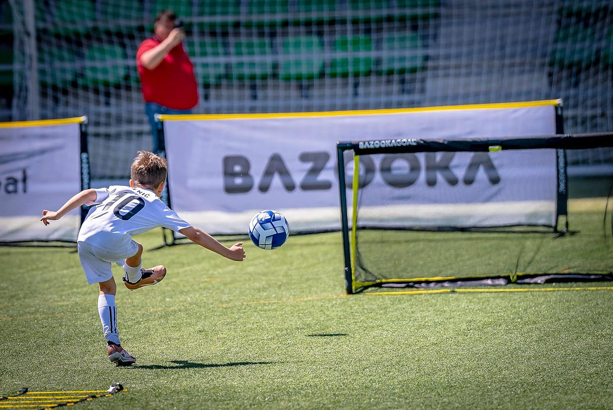 Porteria desplegable de marco solido para entrenamientos