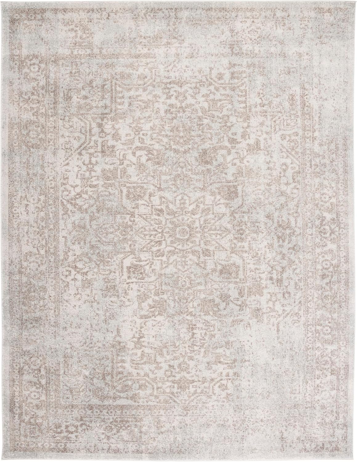 Alfombra de área, diseño oriental, fácil cuidado, modelo EVK256E