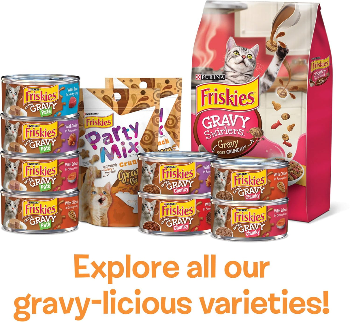 Alimento para gatos húmeda variado (24) latas de 5.5 onzas