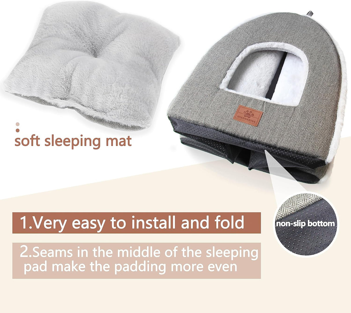 Cueva para Gatos, Marca XYZ, Suave y Caliente, Modelo ABC123