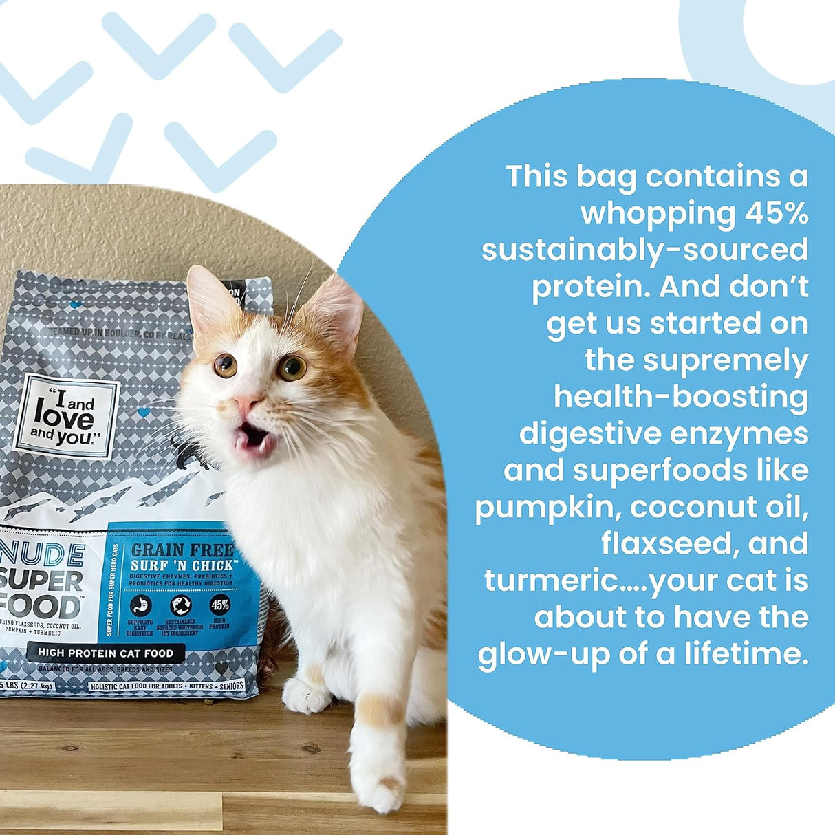 Alimento equilibrado, natural y sin granos para gatos, 5