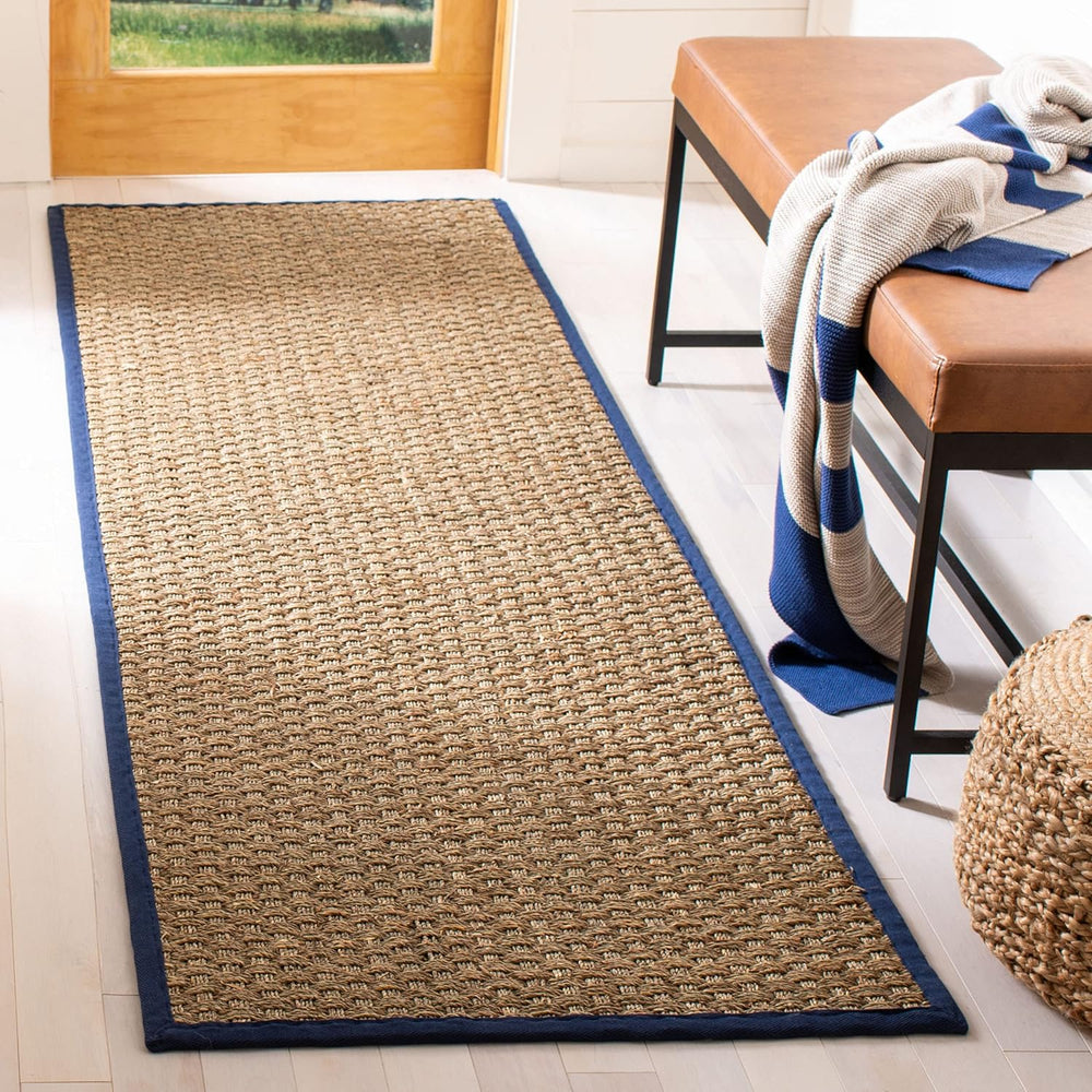 Alfombra Runner de Fibra Natural, SAFAVIEH, Diseño Cesta, NF114E