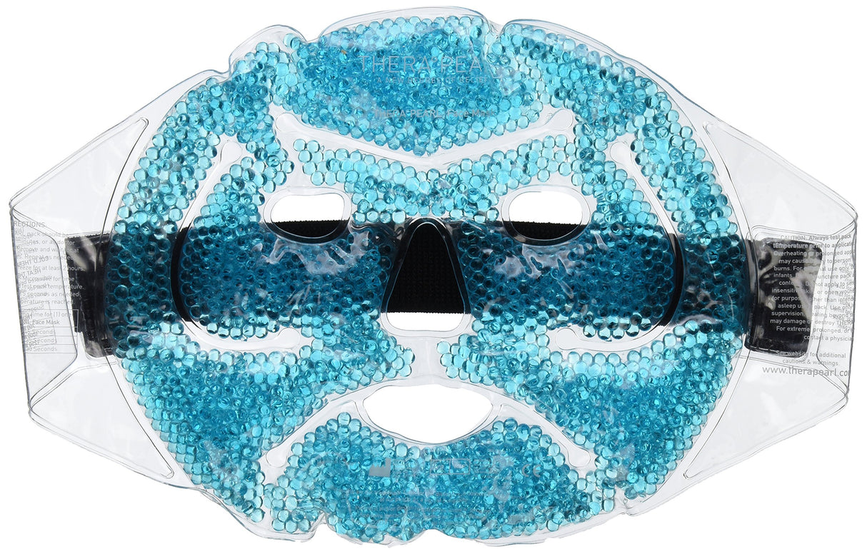 Mascarilla facial TheraPearl, terapia de frío y calor