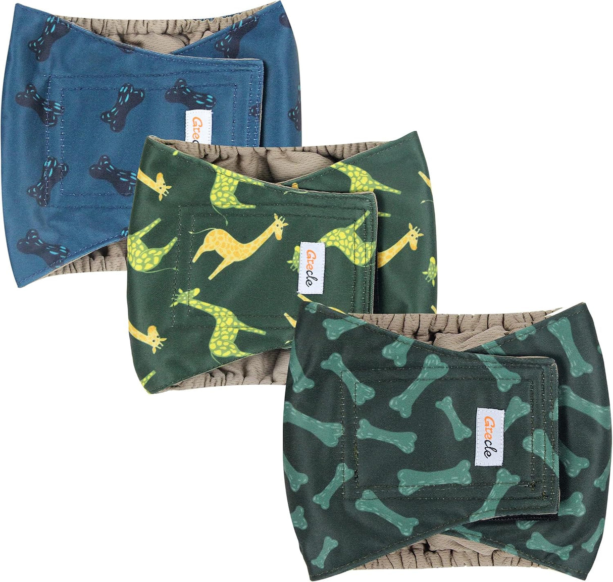 Grecle Pañales prémium para perros machos,para incontinencia