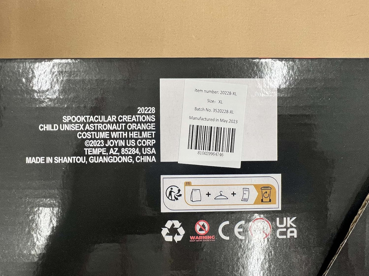 Disfraz de Astronauta para Niños Spooktacular con Casco