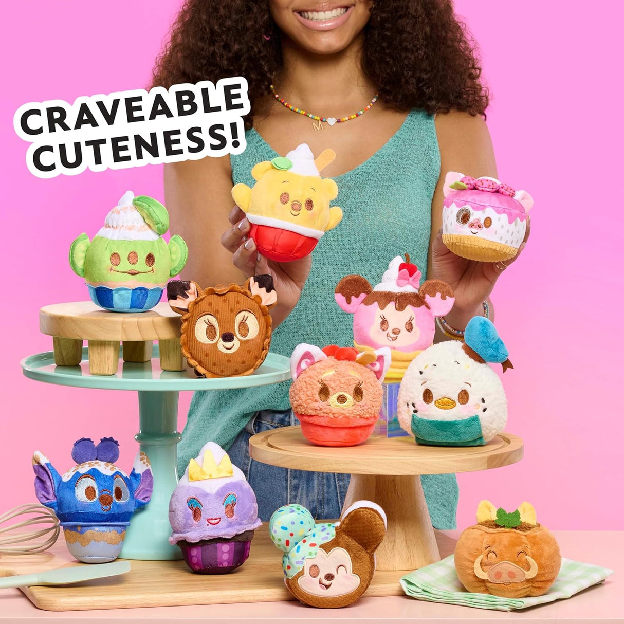 Disney Munchlings Juguetes de Peluche Aromáticos 2-Pack