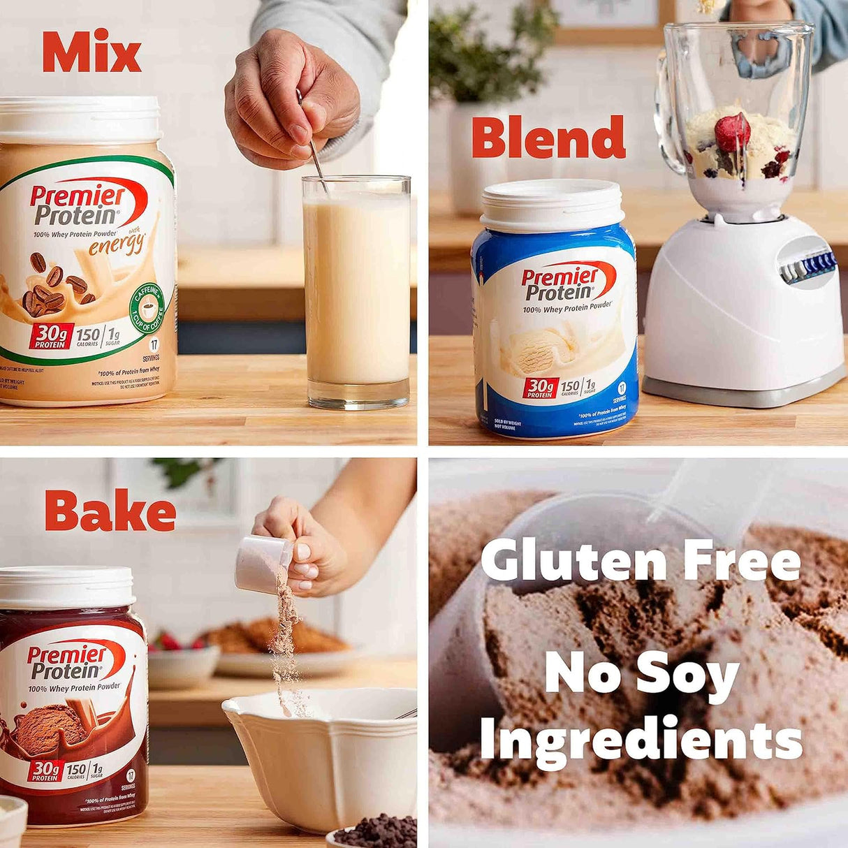 Proteína en polvo Premier, Café Latte, 30g proteína, 17 porciones