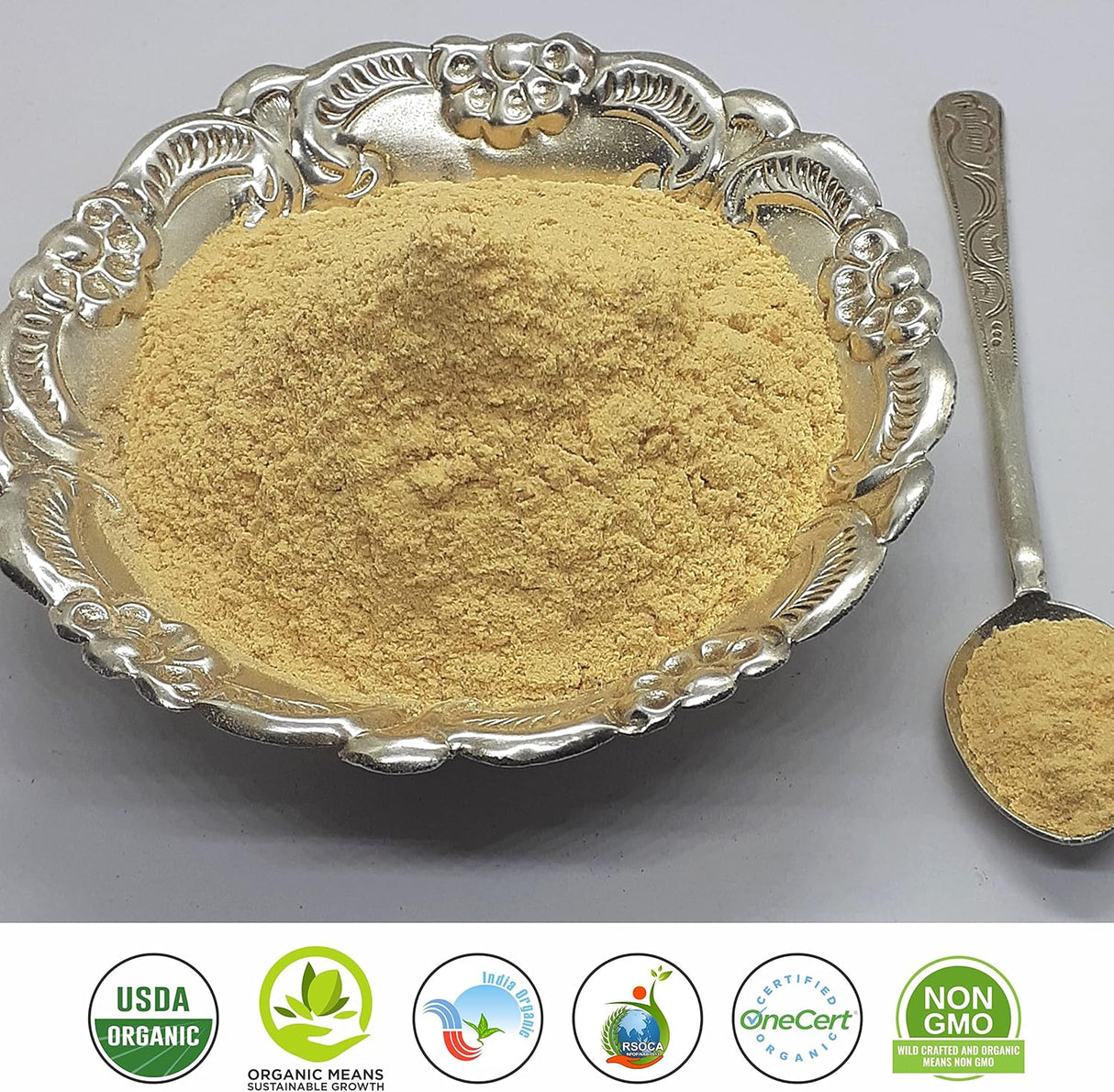 Polvo Shatavari Orgánico para Soporte Femenino, 230 g