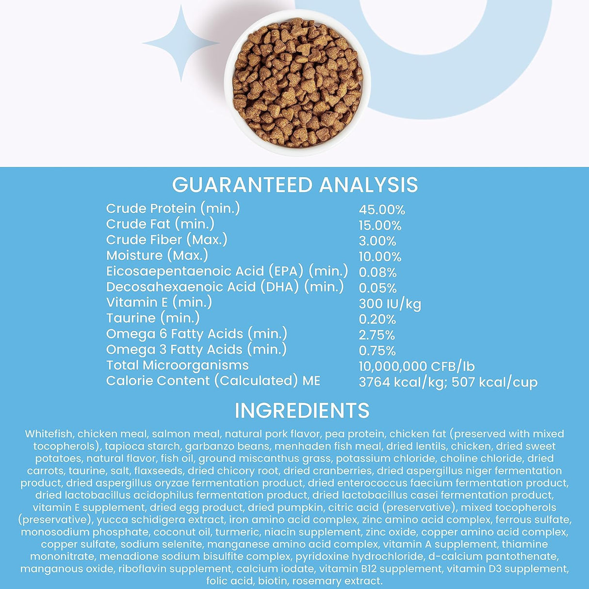 Alimento equilibrado, natural y sin granos para gatos, 5