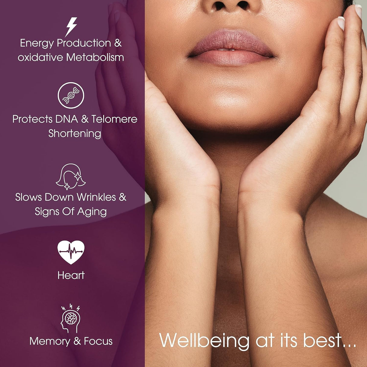 Suplemento de resveratrol orgánico de 1200 mg 90 cáp