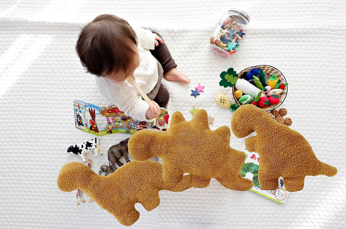 Set de Cojines Dino Chicken Nugget 16in 3PCS - Juguete Infantil