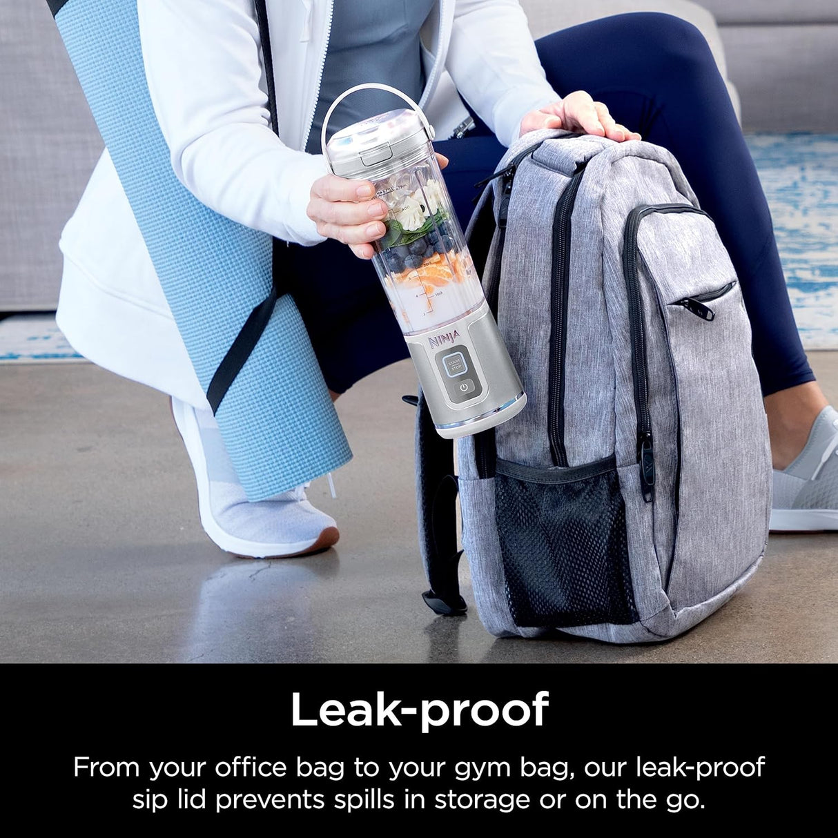 Licuadora portátil inalámbrica recipiente de 18 onzas