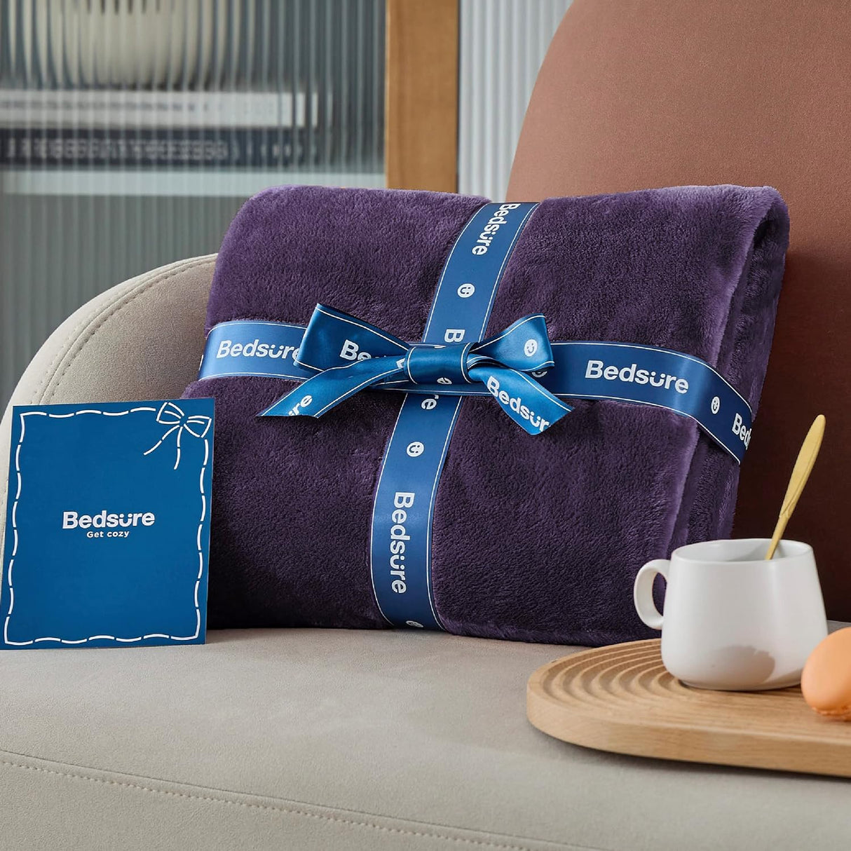 Manta de Forro Suave Bedsure 300GSM, Ideal para Sofá y Cama