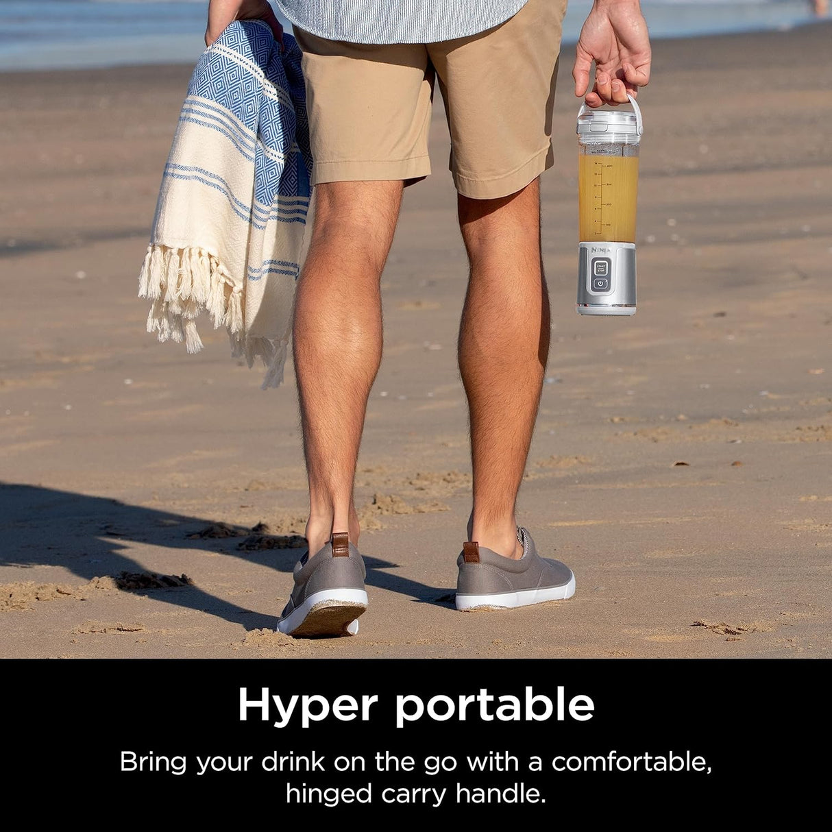 Licuadora portátil inalámbrica recipiente de 18 onzas