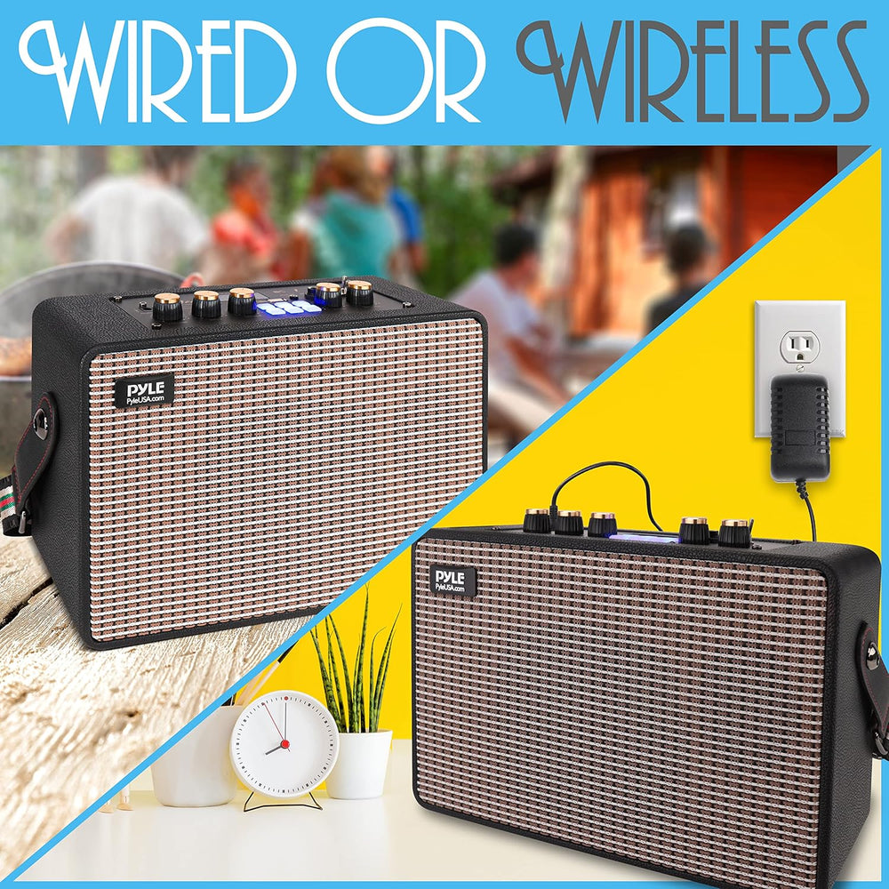 Altavoz Bluetooth vintage –PYLE-PRO PG680A