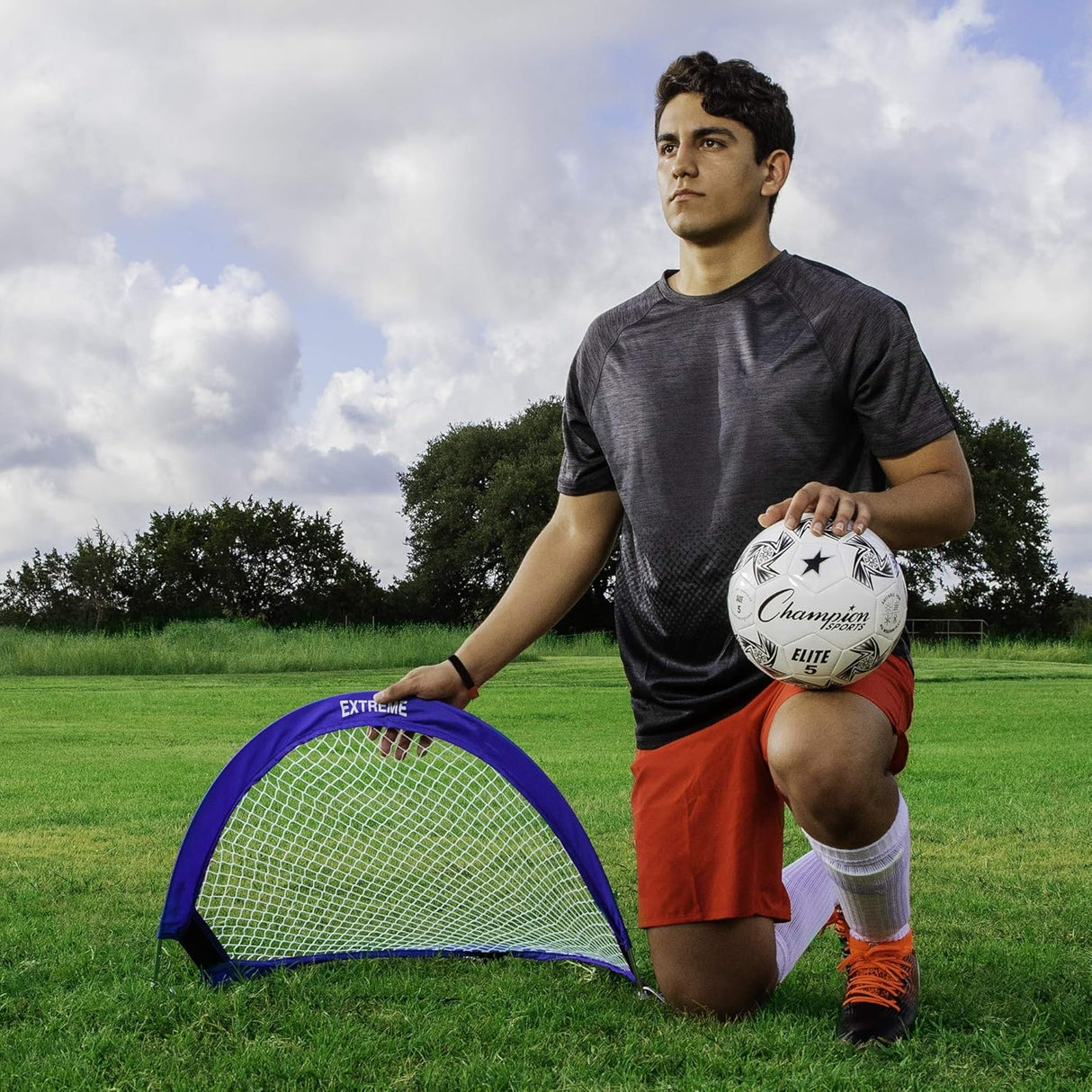 Pack 2 porterias de futbol plegables, facil de armar y llevar