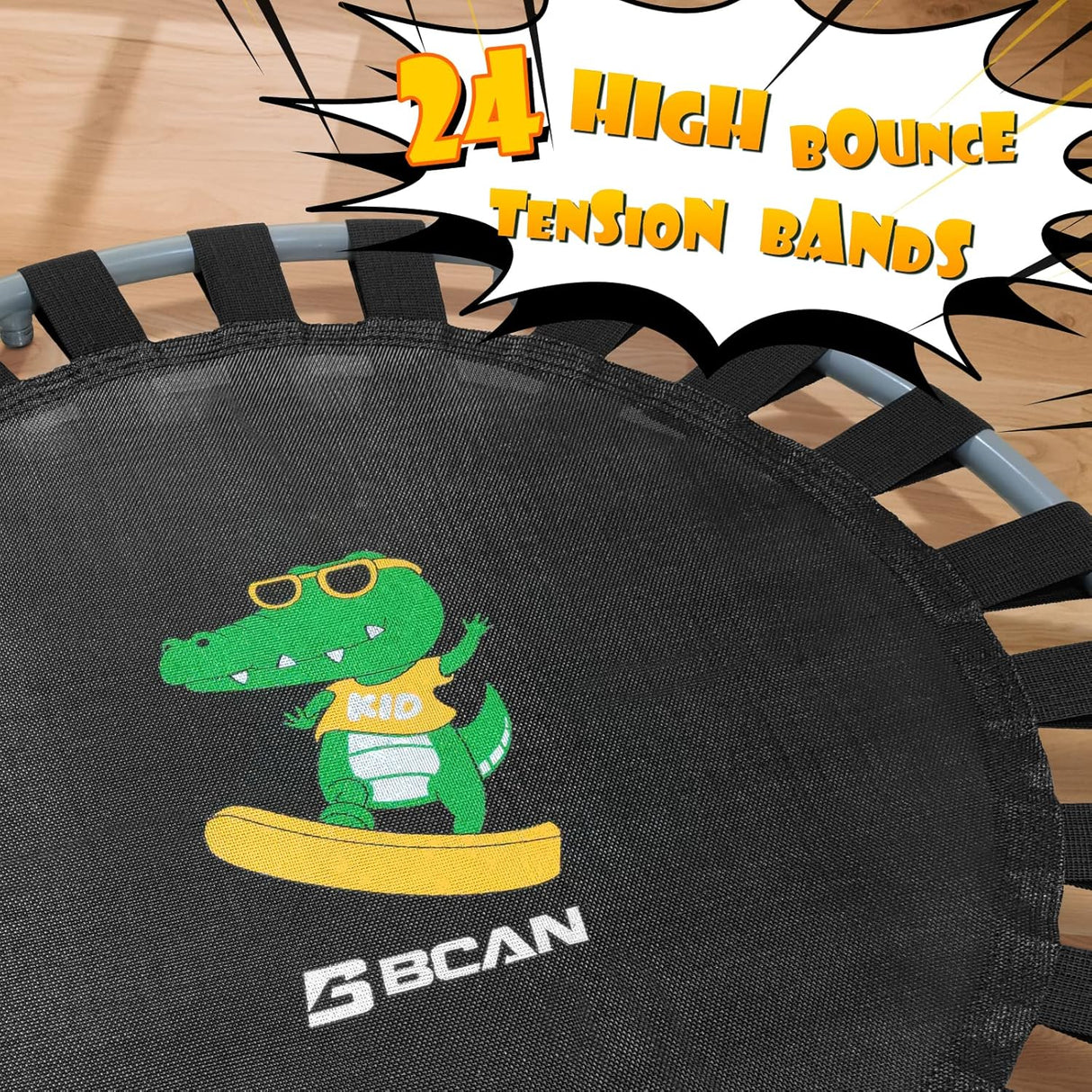 Trampolín Infantil BCAN 36'' Plegable con Manija para Niños