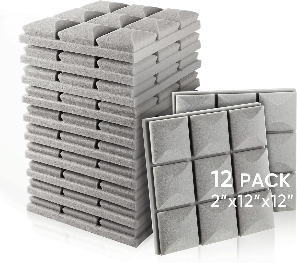 Paneles Acústicos Fstop Labs 12 Pack 2x12x12 Wedge