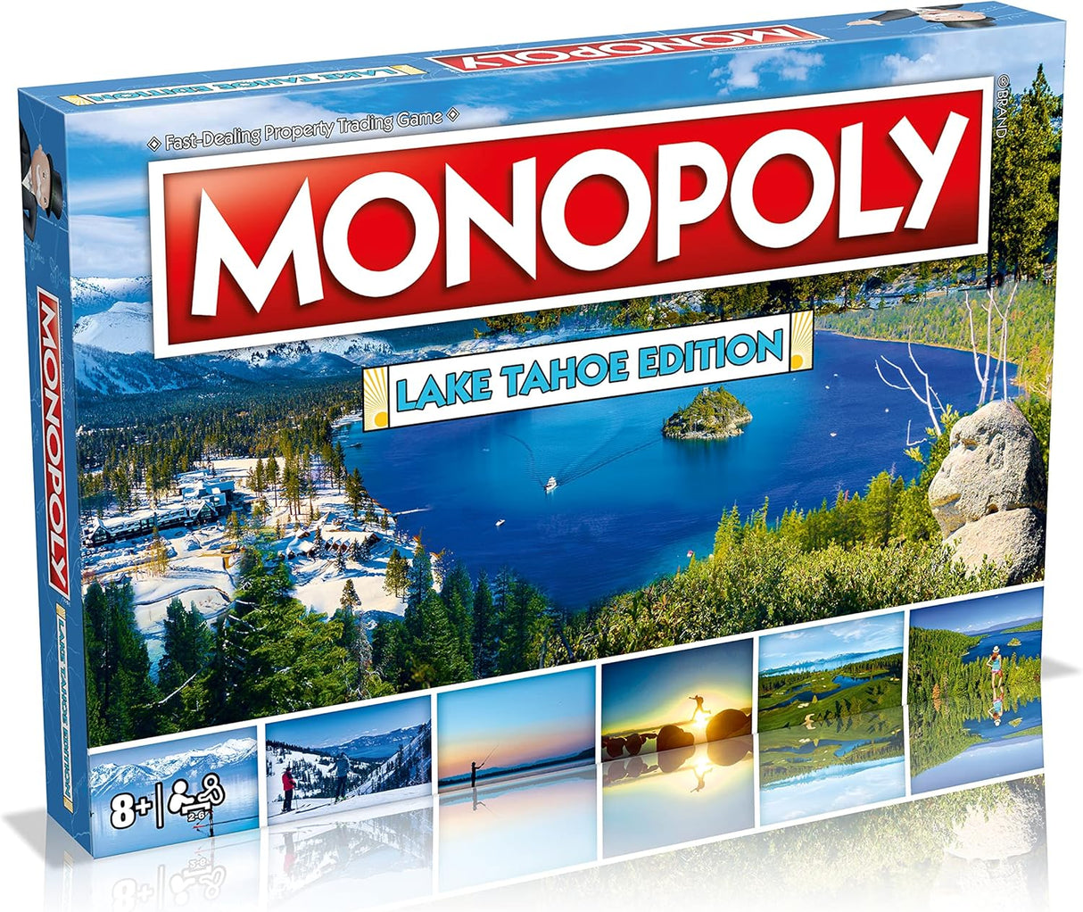 Monopoly Lake Tahoe Edición - Juego Familiar para 2-6 Jugadores