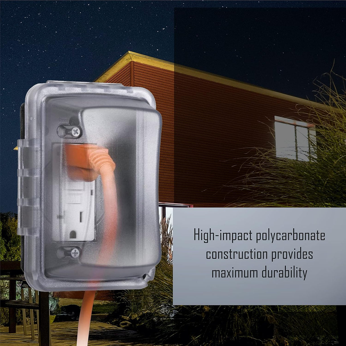 Cubierta de dispositivo de profundidad estándar no metálica