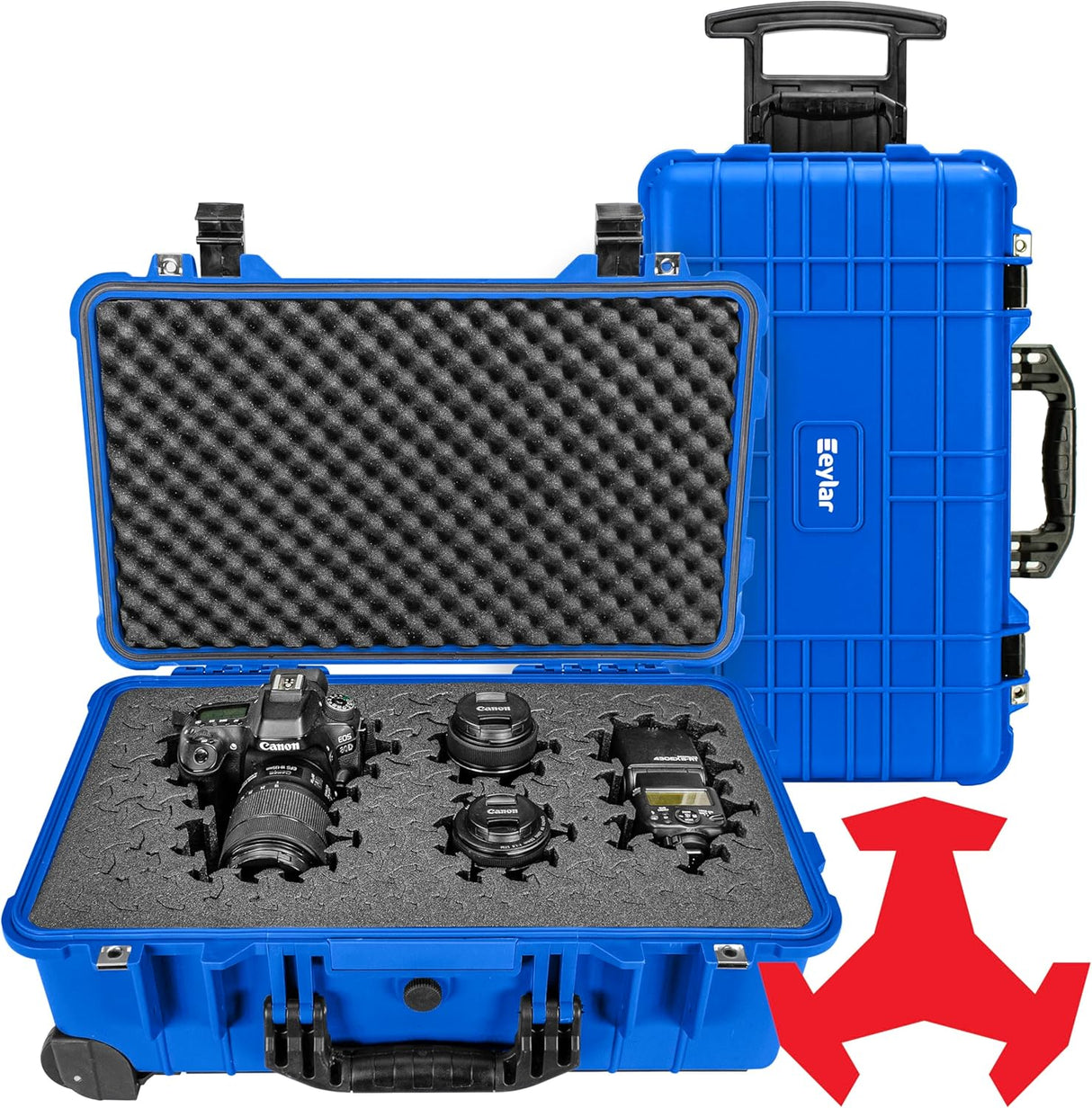 Maleta de mano Eylar 22 con espuma Ragar XP, impermeable