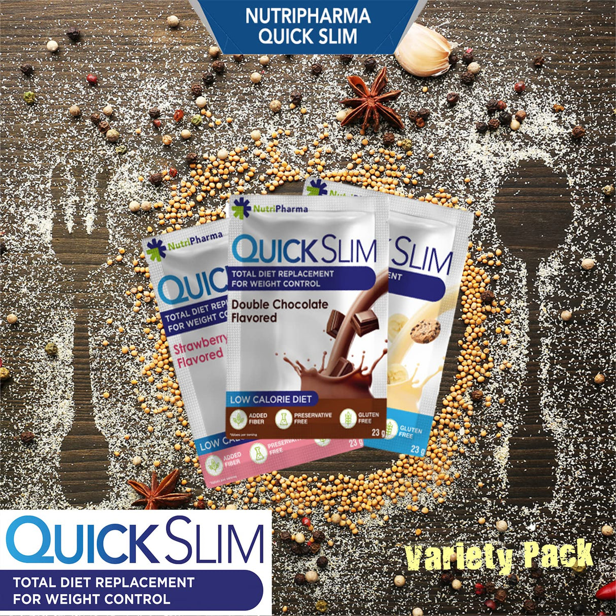 Batido para pérdida de peso con 27 vitaminas y minerales