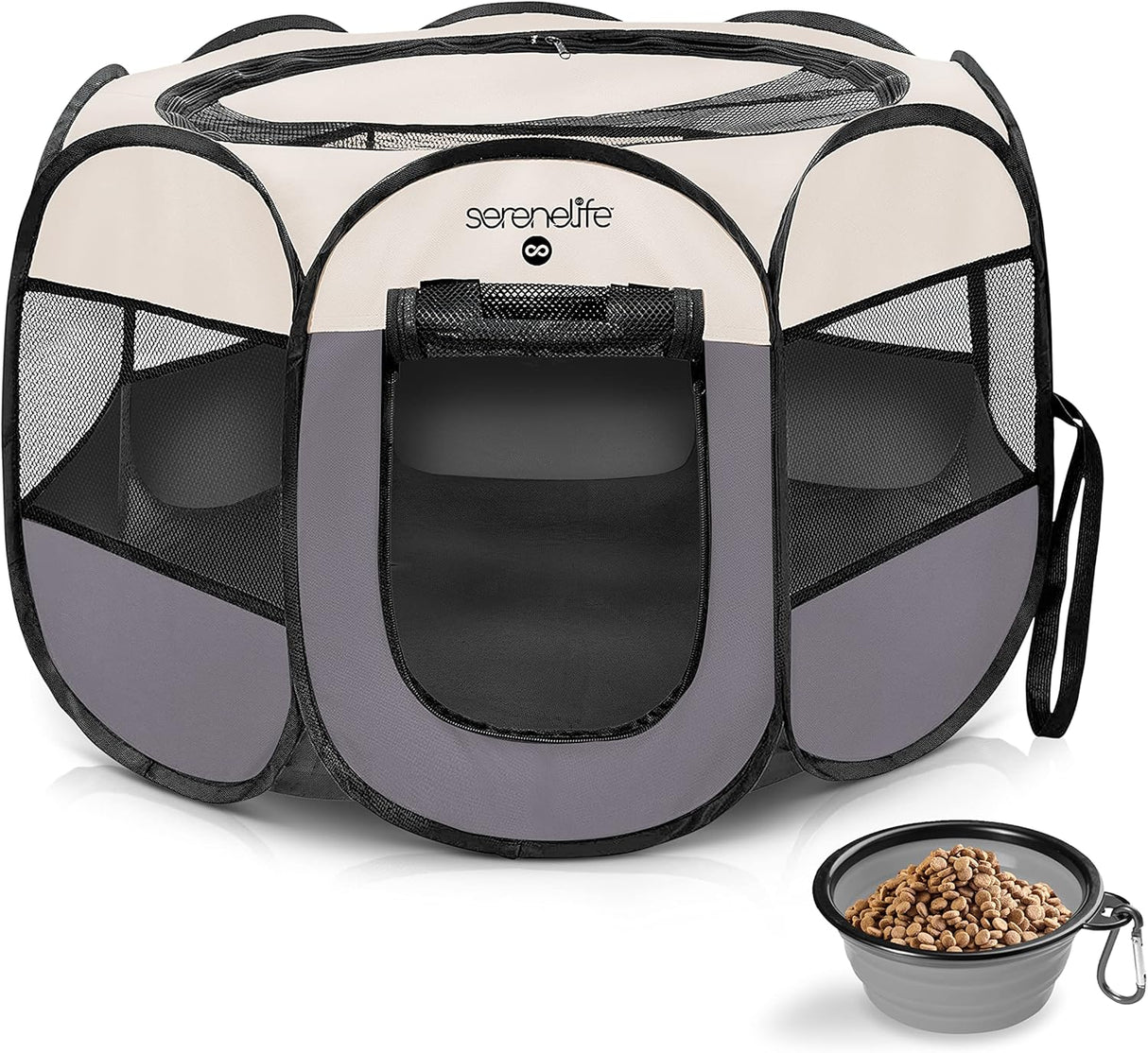 Casa para Perros plegable portátil SERENELIFE SLPTLB106