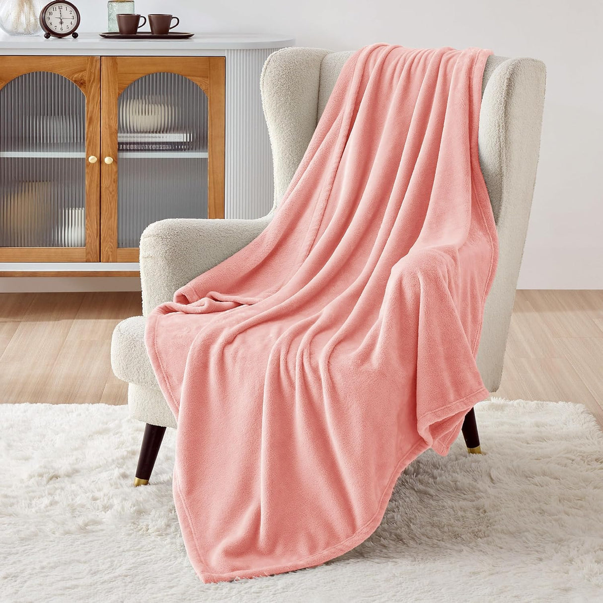 Manta Fleece Bedsure 50x60 Pulgadas Suave y Ligera para Sofá