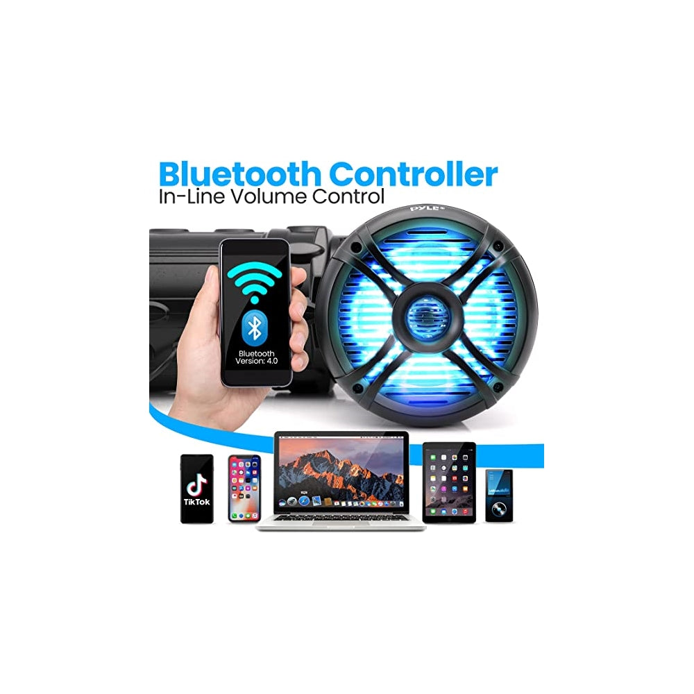 Parlantes marinos motorizados PYLE PLATV65BT