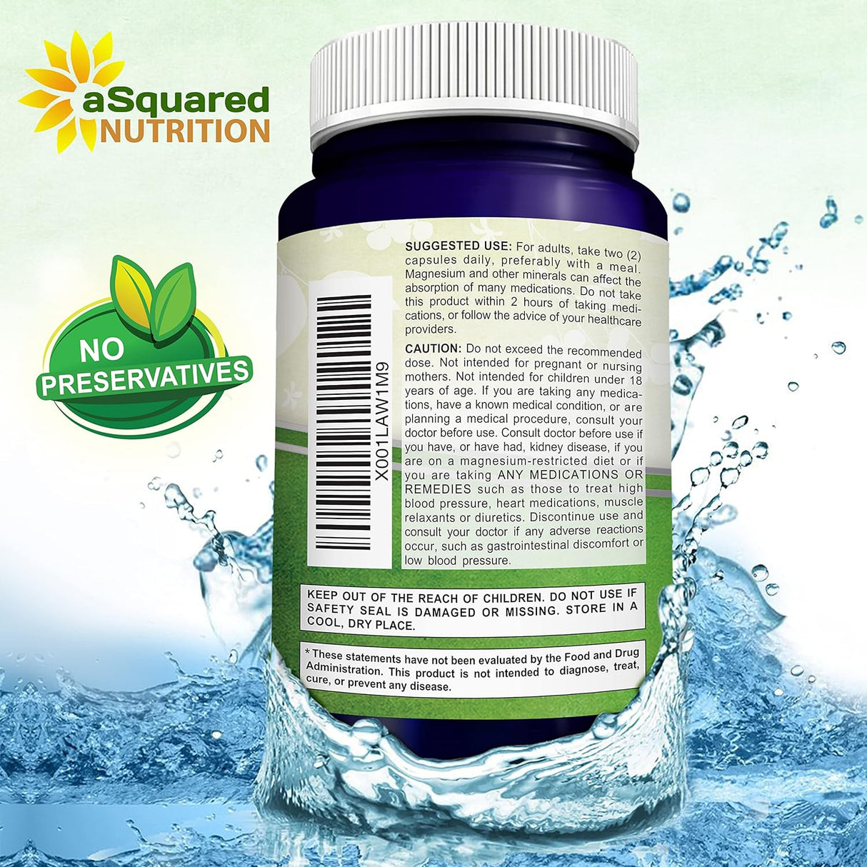 Suplemento Citrato de magnesio 200 mg