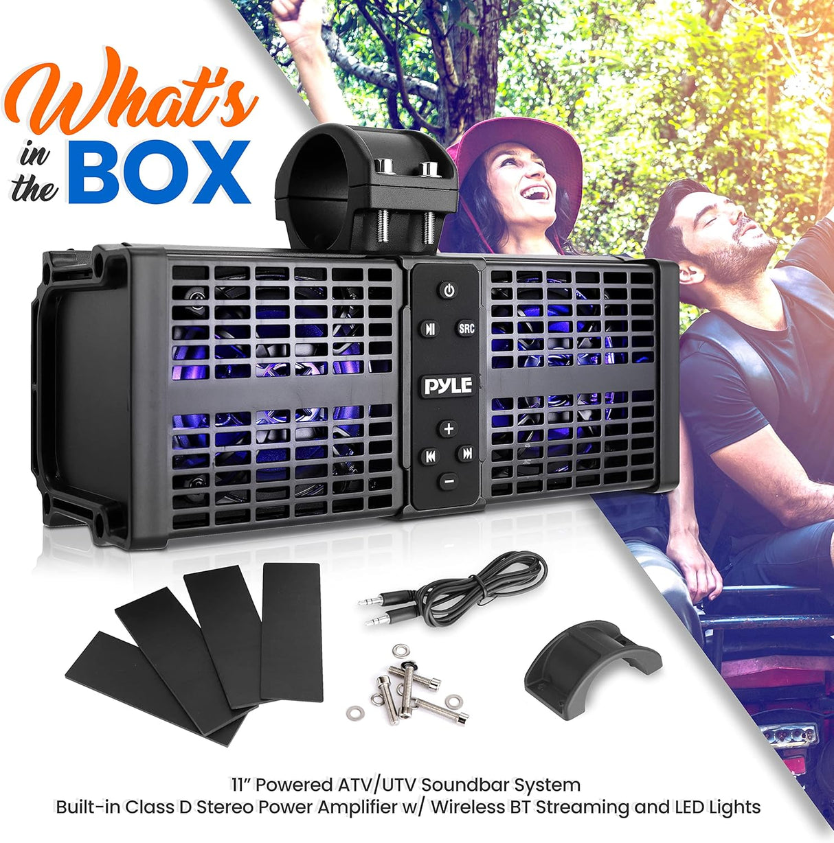 Parlantes de barra de sonido marino PYLE PWPSB1102