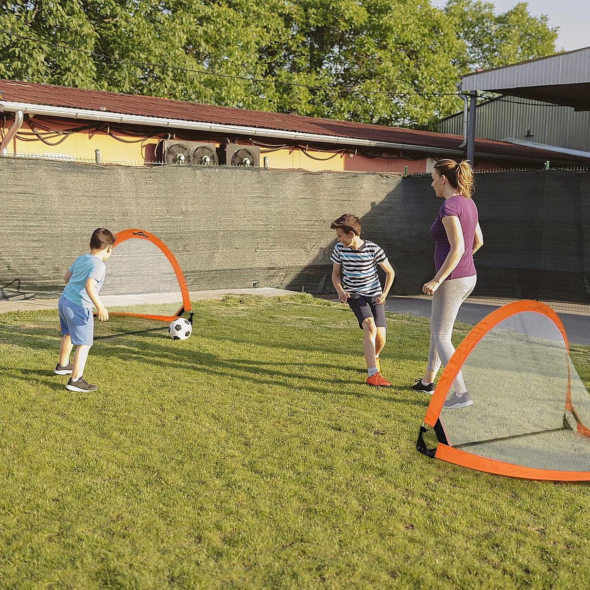 WIn SPORTS Soccer Goal Pro 2 redes de fútbol portátiles