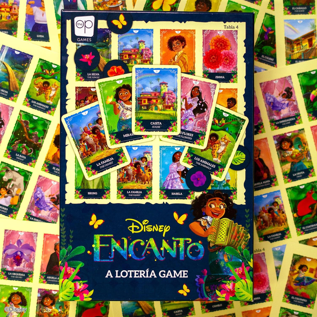 Lotería Encanto de USAOPOLY | Juego de Bingo Mexicano