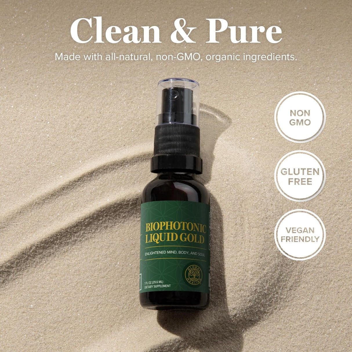 Suplemento Biocompatible en Spray - Global Healing - 1 Fl Oz