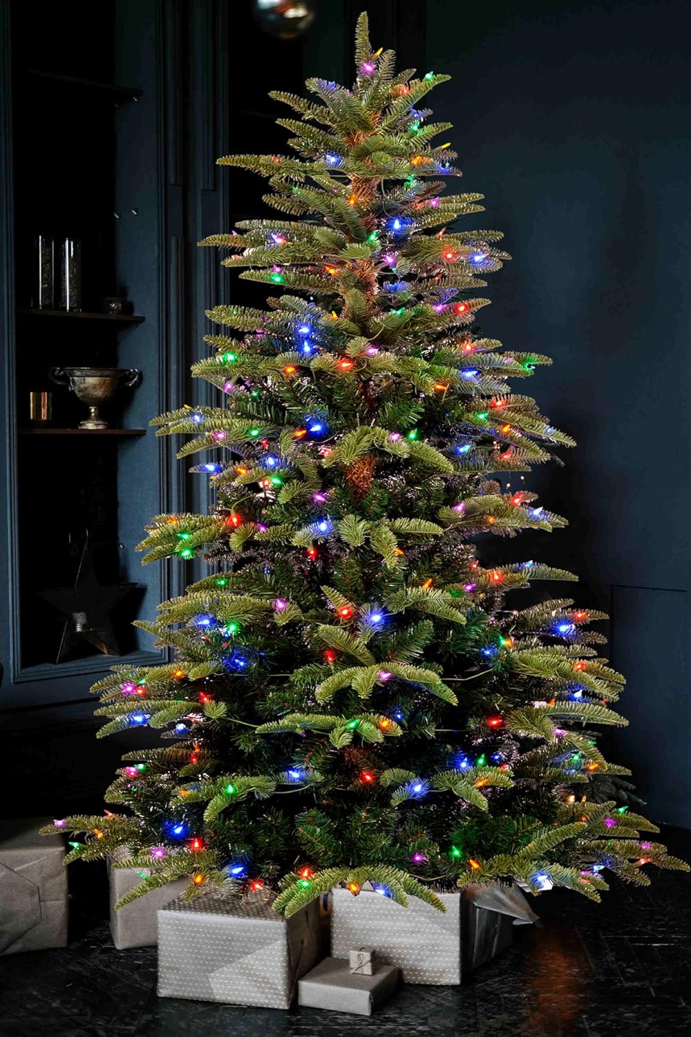 Árbol de Navidad YULETIME 6.5ft Preiluminado con luces LED