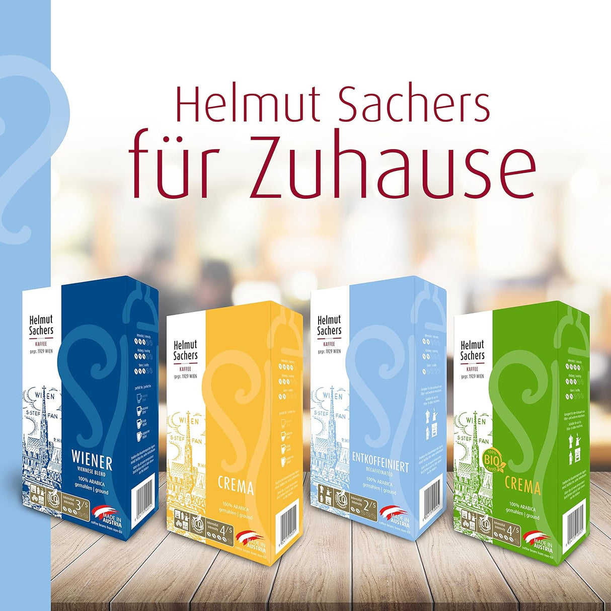 Café Molido Descafeinado Helmut Sacher - 500 Gramos