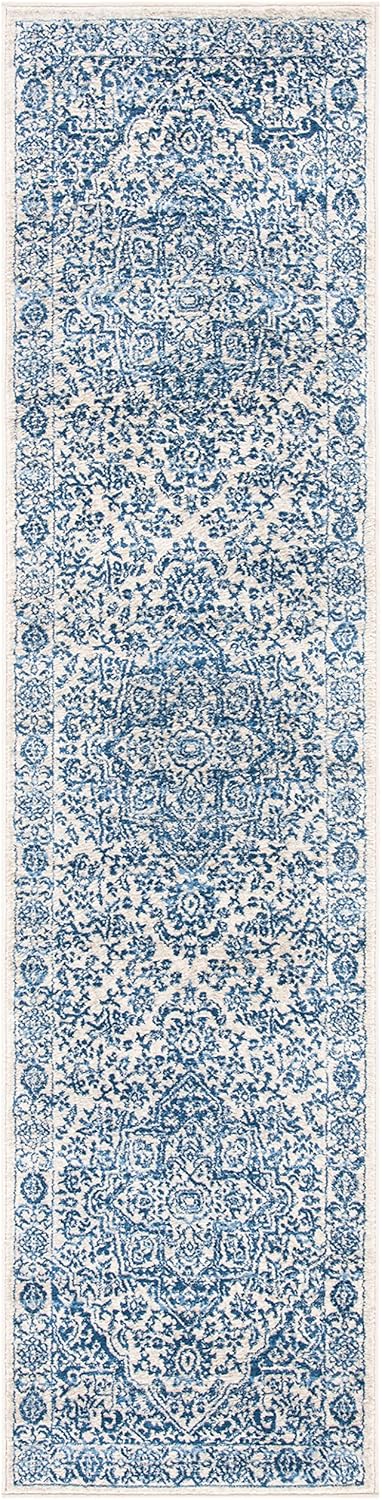 Alfombra Runner Medallón Distressed 2' x 18' BNT832M