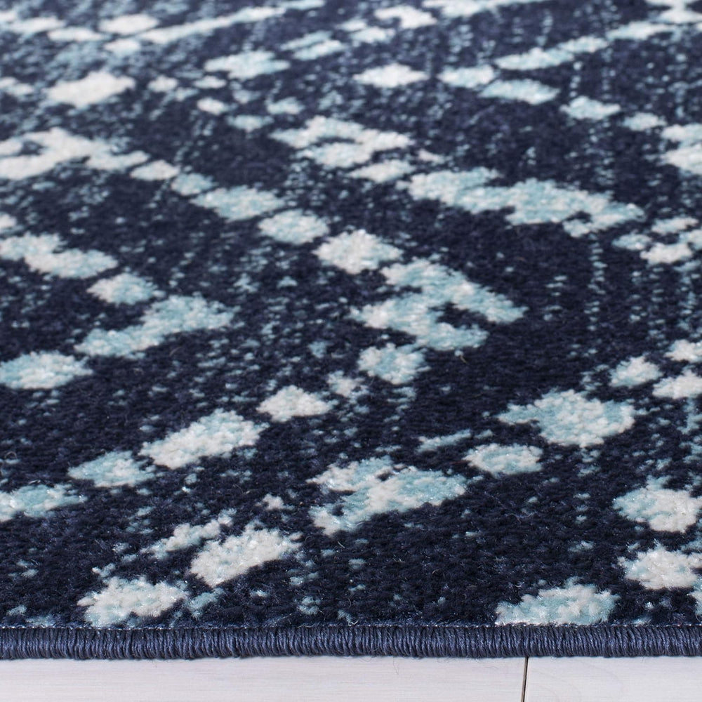 Alfombra Runner Moderna Diseño Diamante Distressed - ADR131N