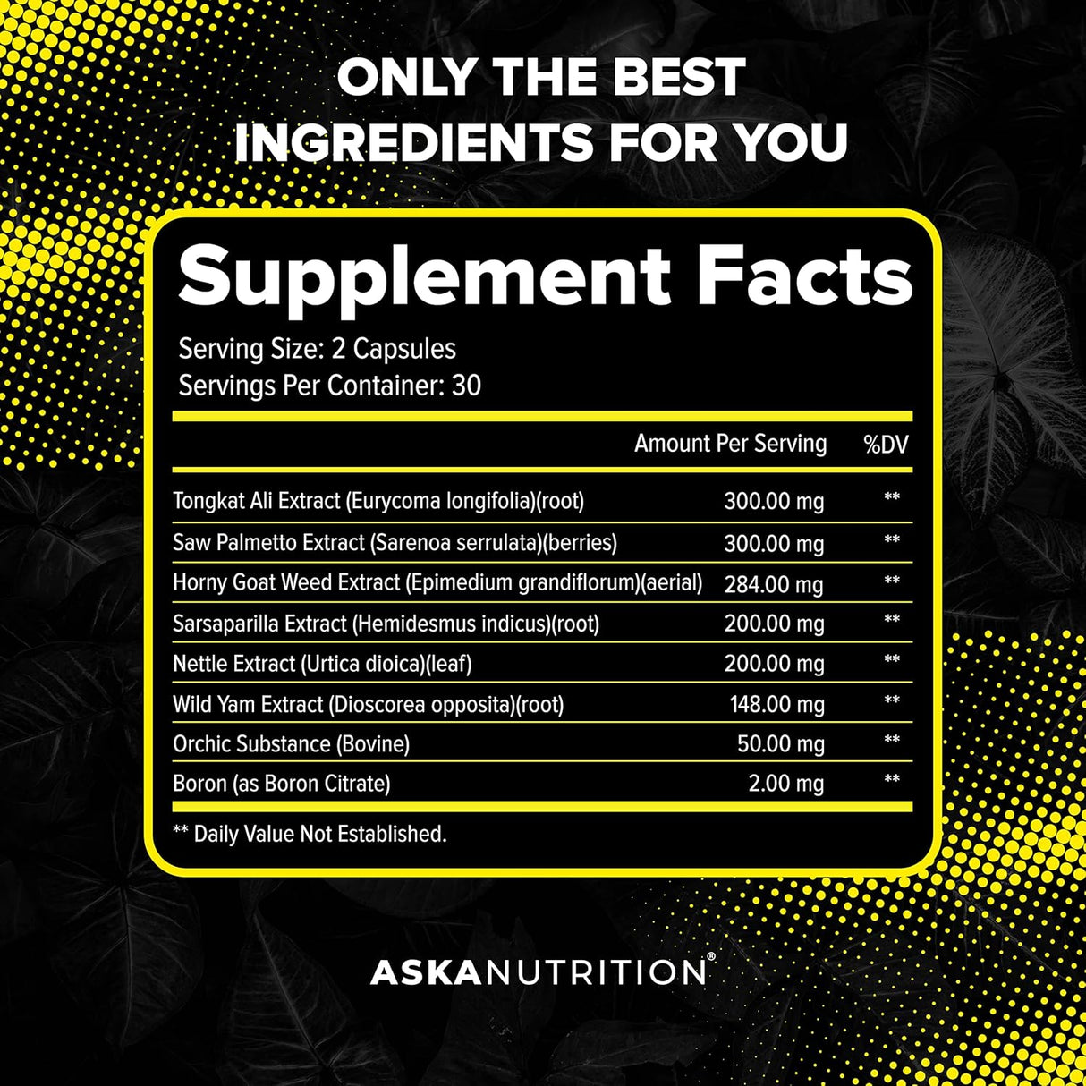 Suplementos Alimenticios de testosterona masculino