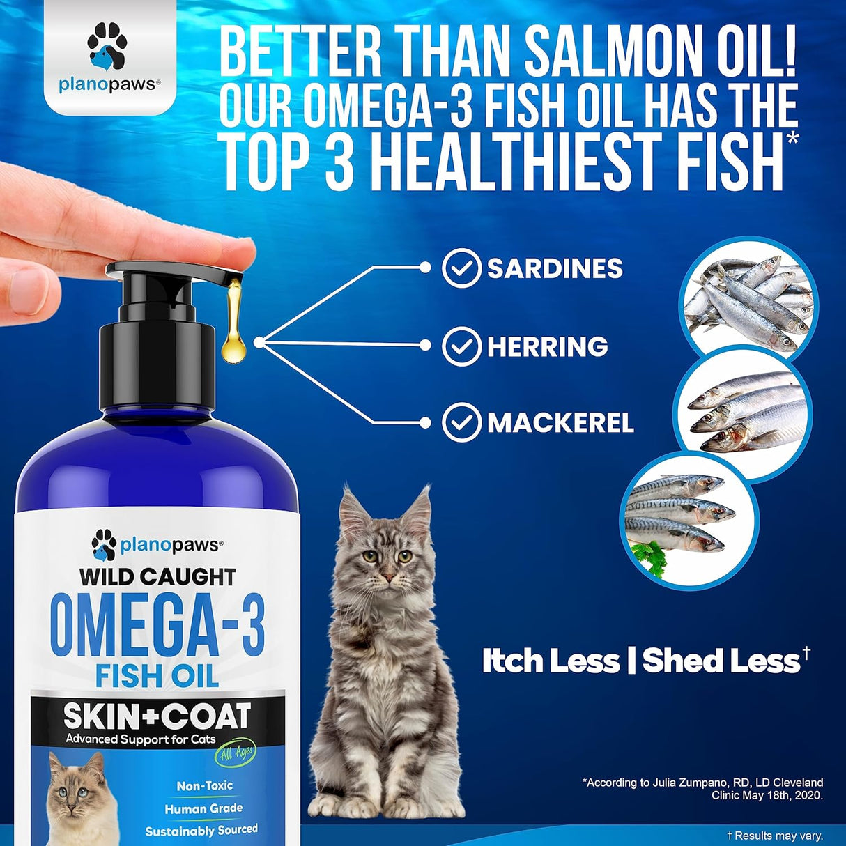 Aceite de pescado Omega 3 para gatos, mejor que el aceite de salmón para gatos, vitaminas y suplementos para gatitos, suministros de salud para gatos, tratamiento de la caspa de gatos, aceite de