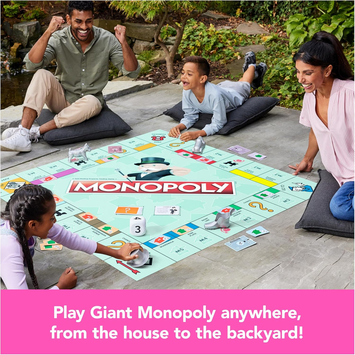 Monopoly Edición Gigante Spin Master - Juego Familiar para Niños
