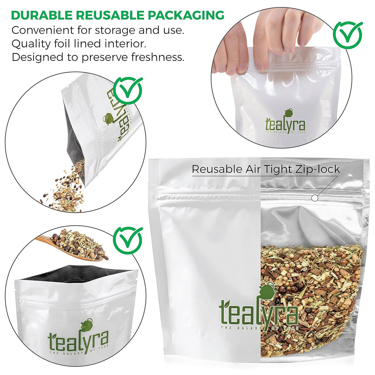 Tealyra - Tisana de limpieza natural con jengibre y diente de león