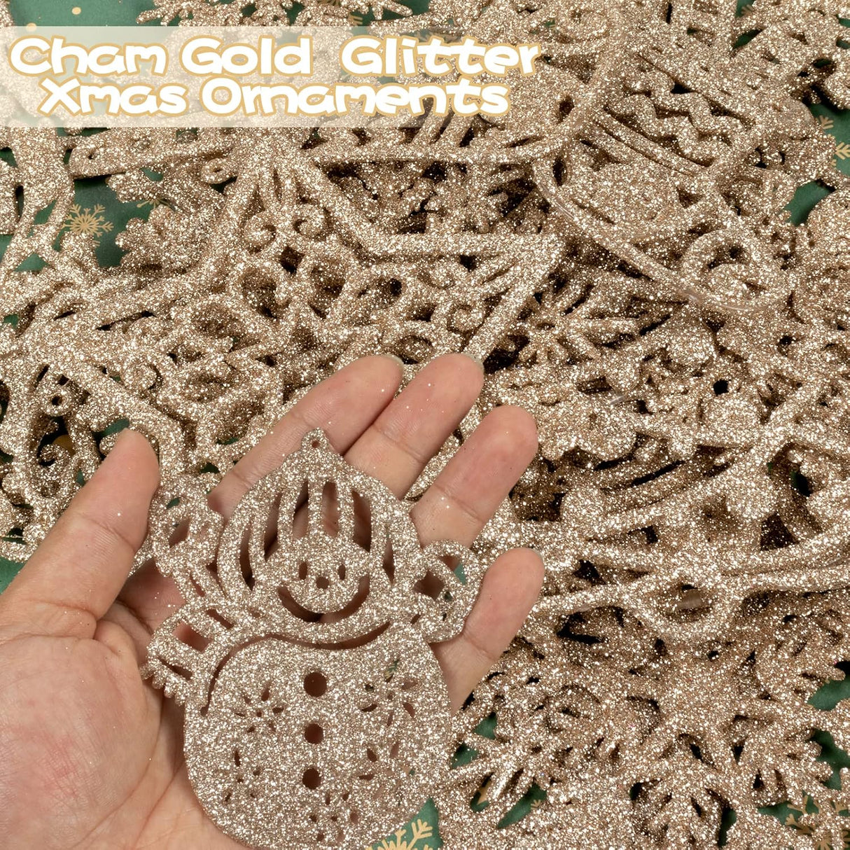 Set de 42 Adornos de Árbol de Navidad - Decoraciones Festivas