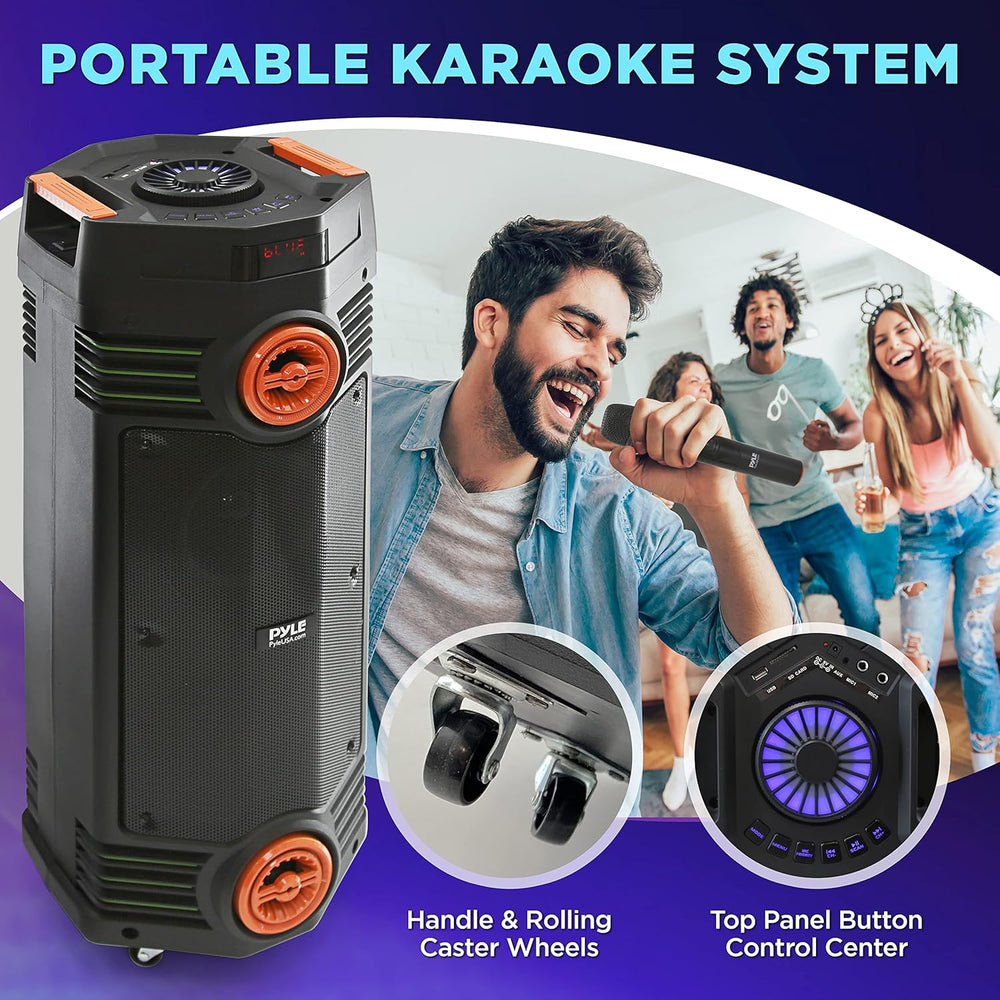 Altavoz PA portátil Bluetooth 300 W PYLE-PRO PPHP2694B