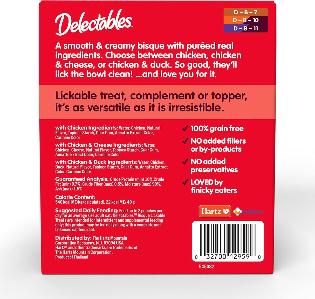 Delectables Bisque Lickable Gato, Variedad 12 Cuentos