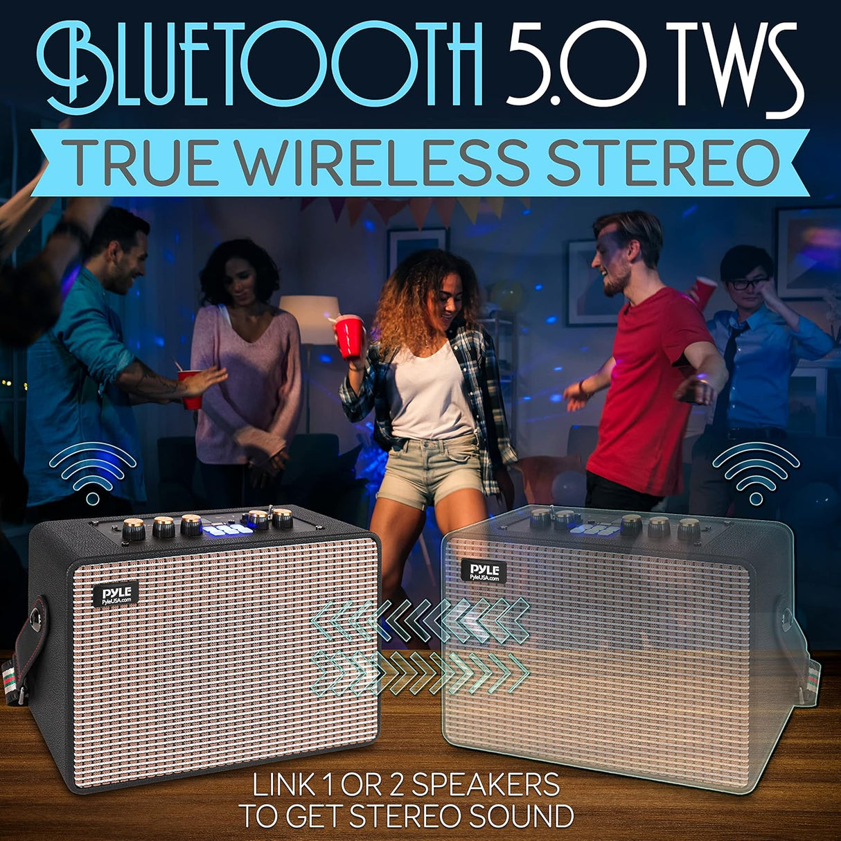 Altavoz Bluetooth vintage –PYLE-PRO PG680A