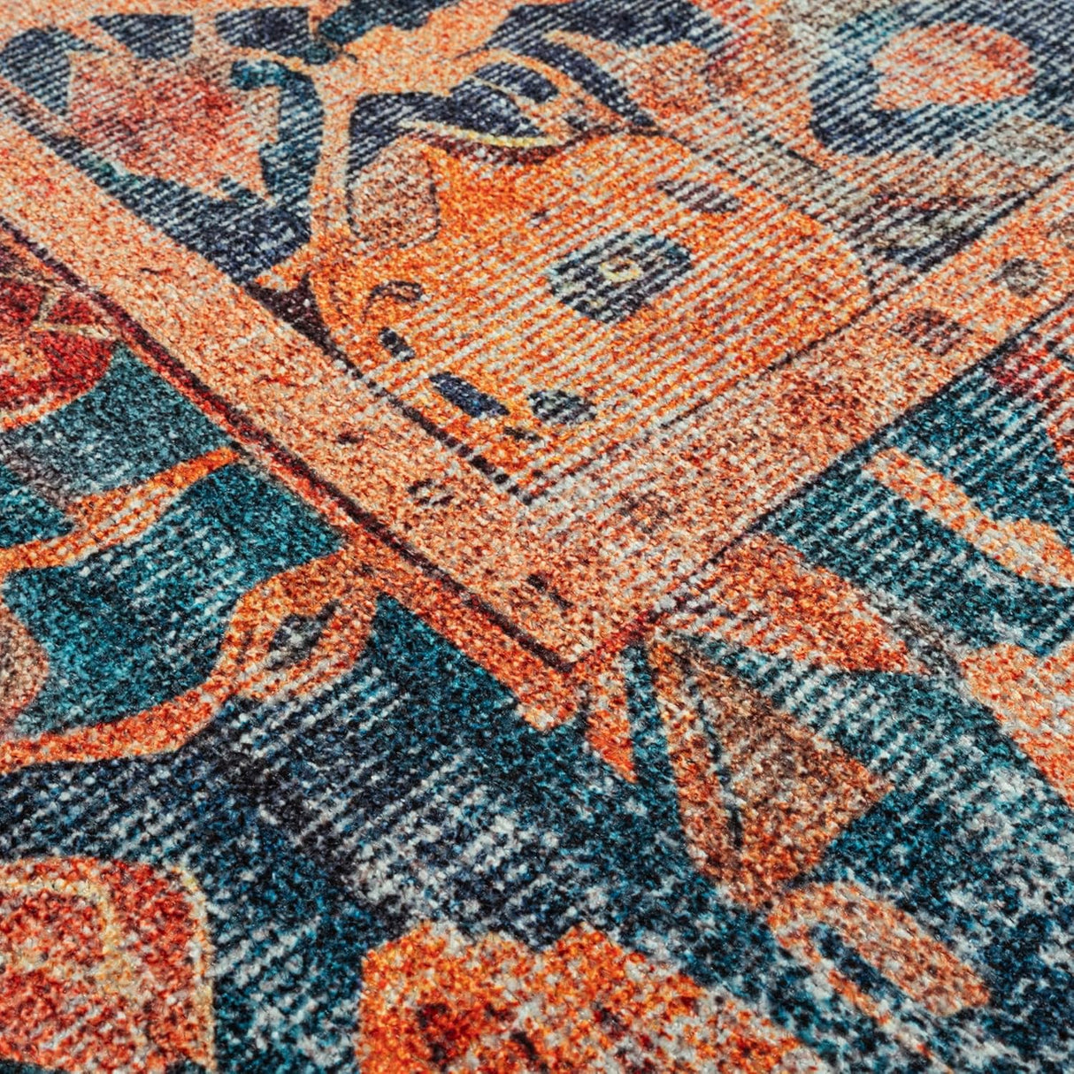 Alfombra Lavable Adiva 2'6x10 Antideslizante para Suelo