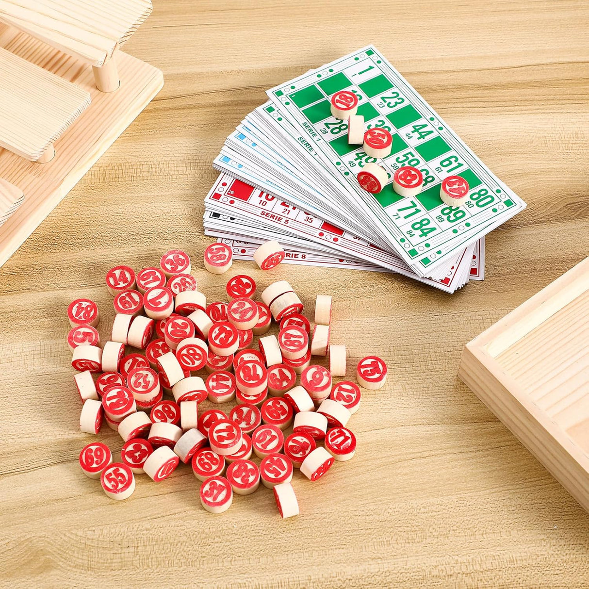 Juego de Lotería Rusa, Set de Cartas y Fichas para 15 Años